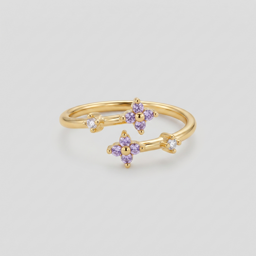 Violette Étoile Ring