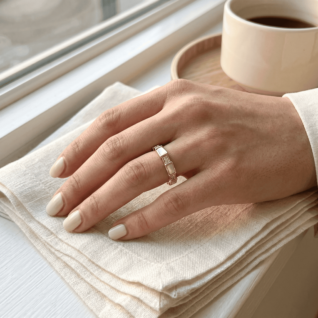 Ivory Bow Ring