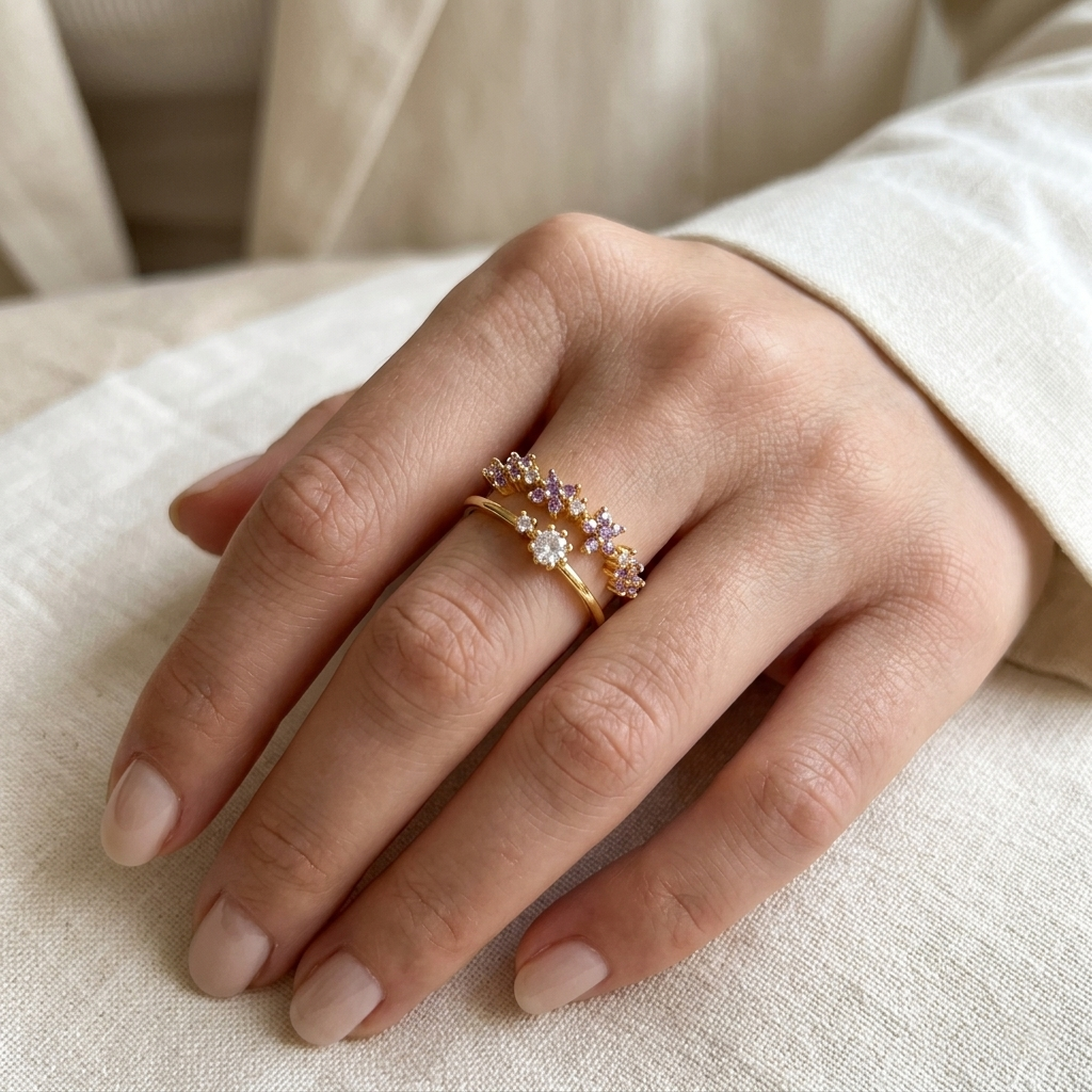 Fleur de Lune Ring