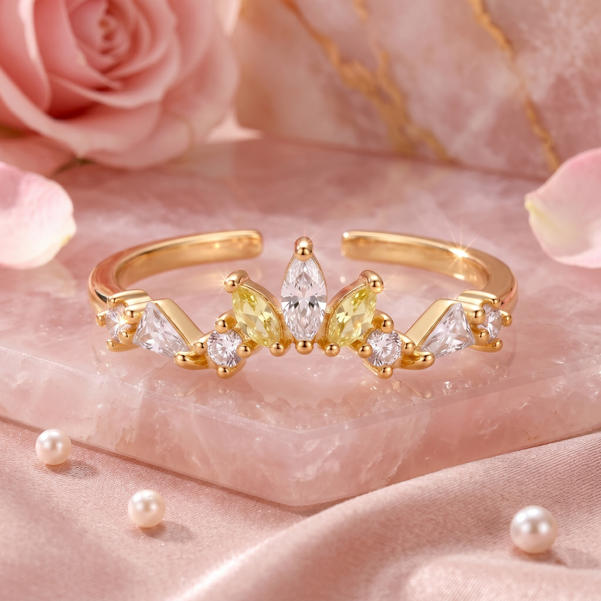 Couronne Rosée Ring