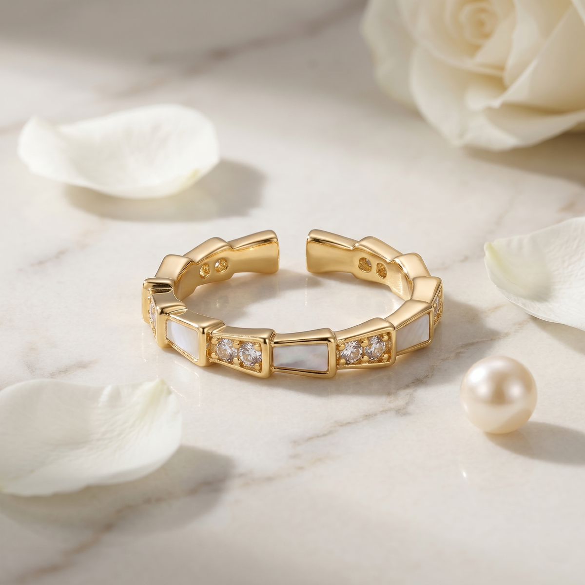 Ivory Bow Ring