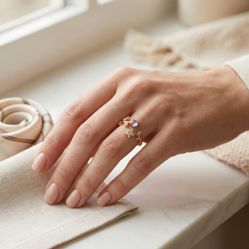 Aurora Céleste Ring