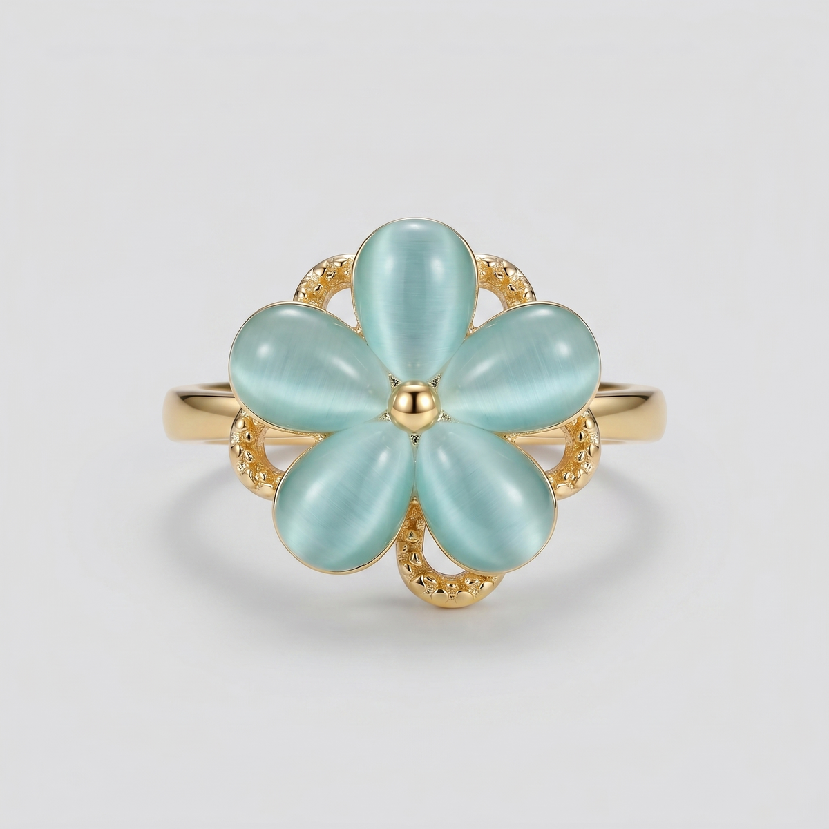 Azure Petal Ring