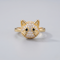 Blooming Kitty Ring