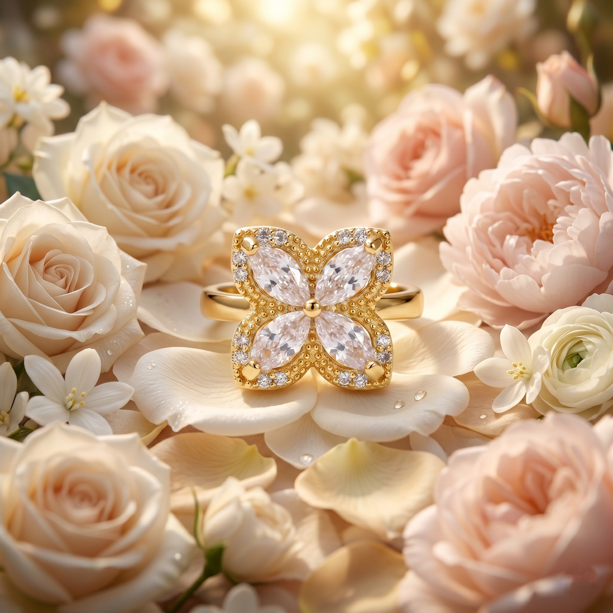 Camélia Royale Ring