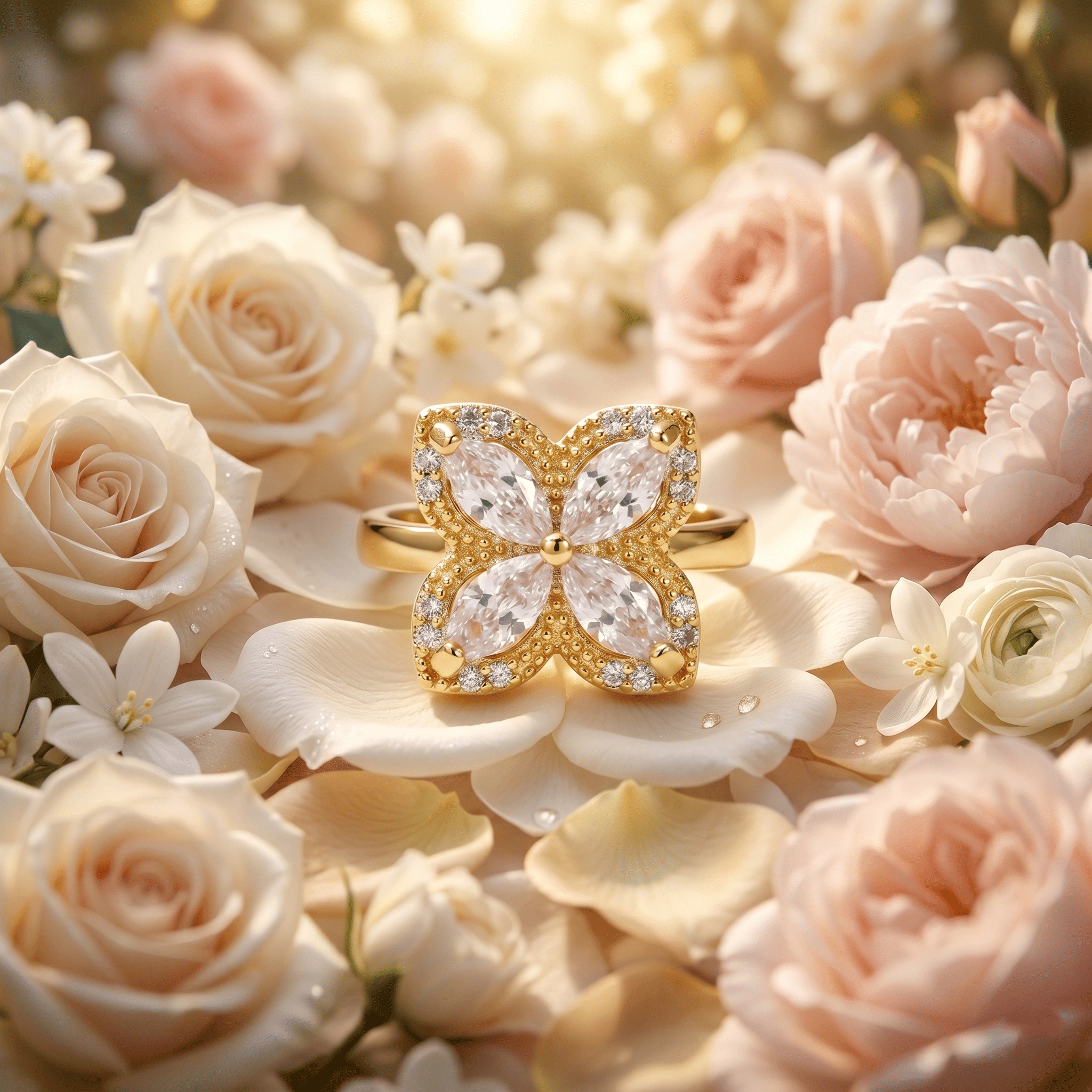 Camélia Royale Ring