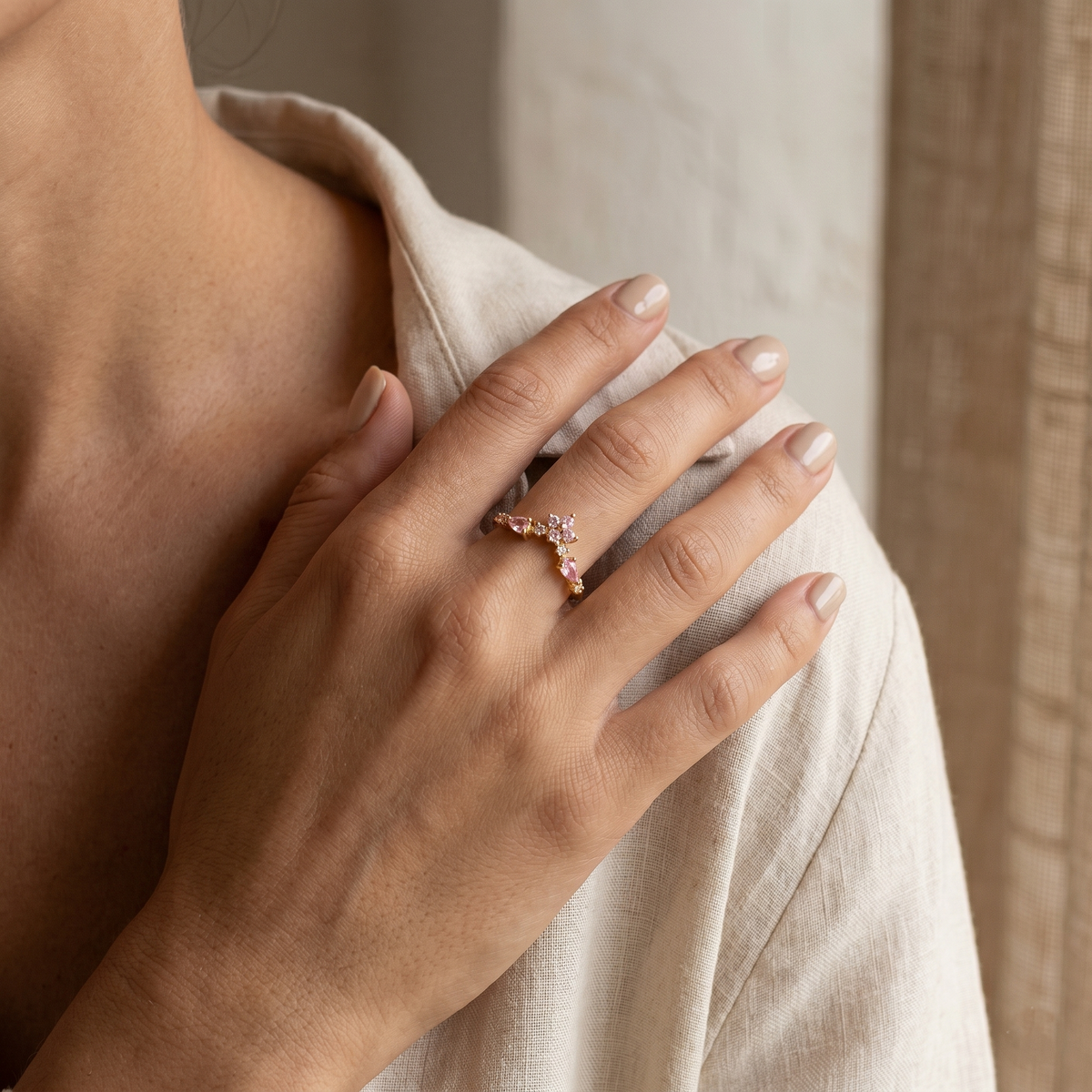 Celestia Rosé Ring