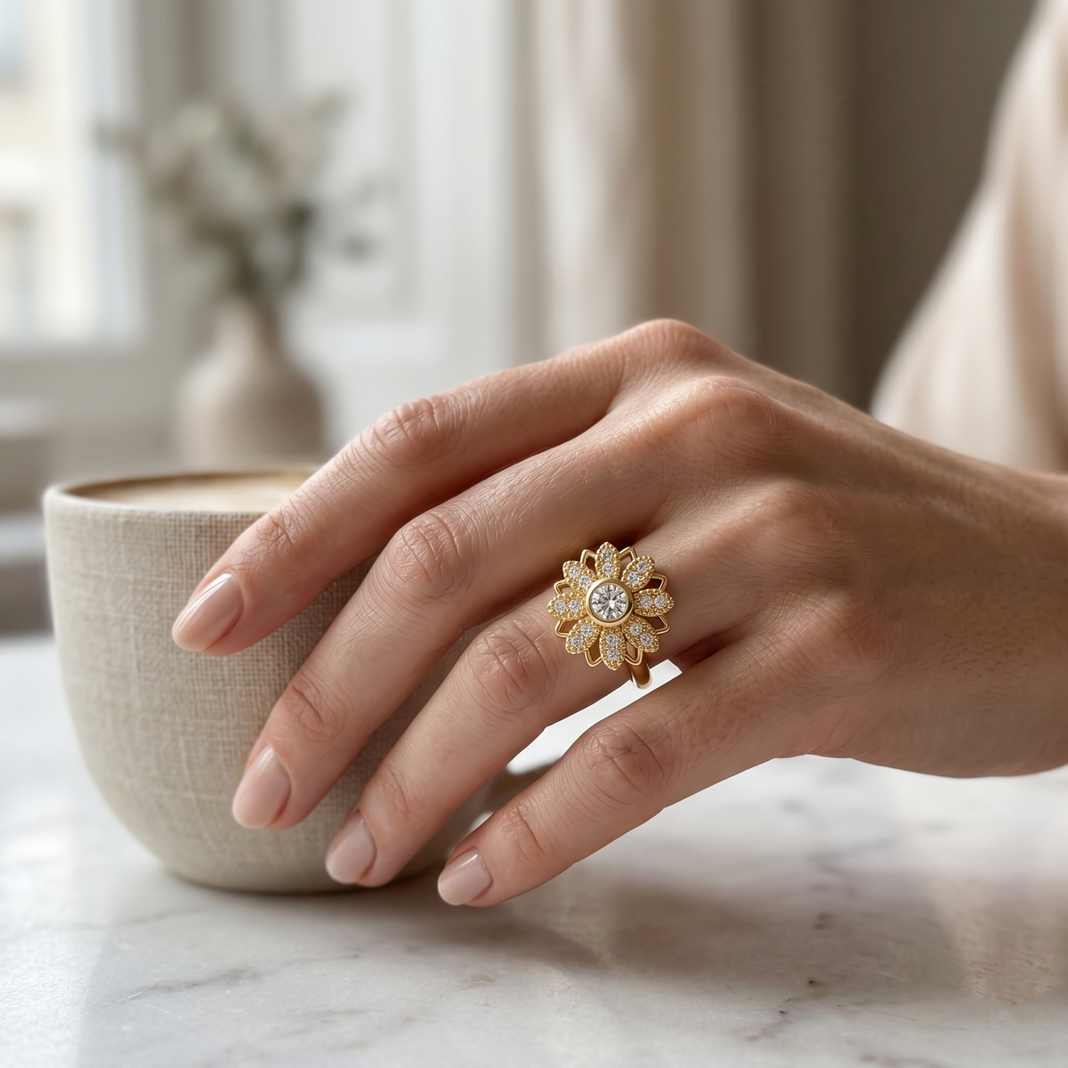 Daisy Lumière Ring