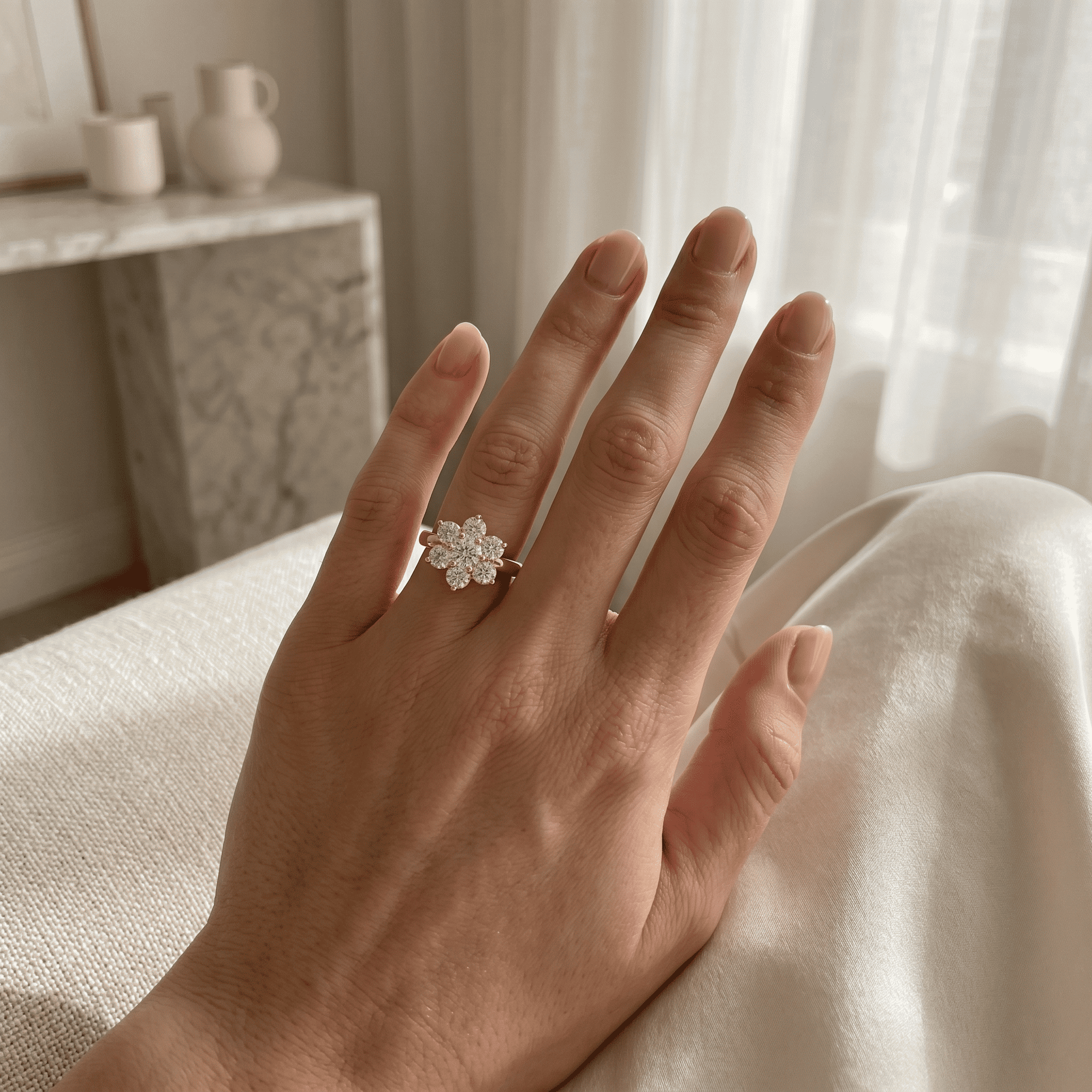 Fleur Étoilée Ring