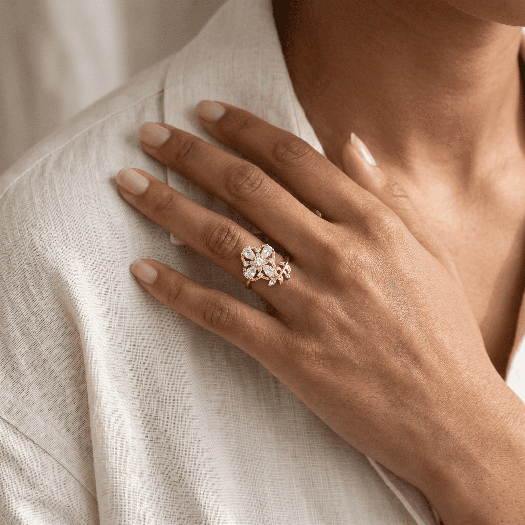 Fleur Éternelle Ring