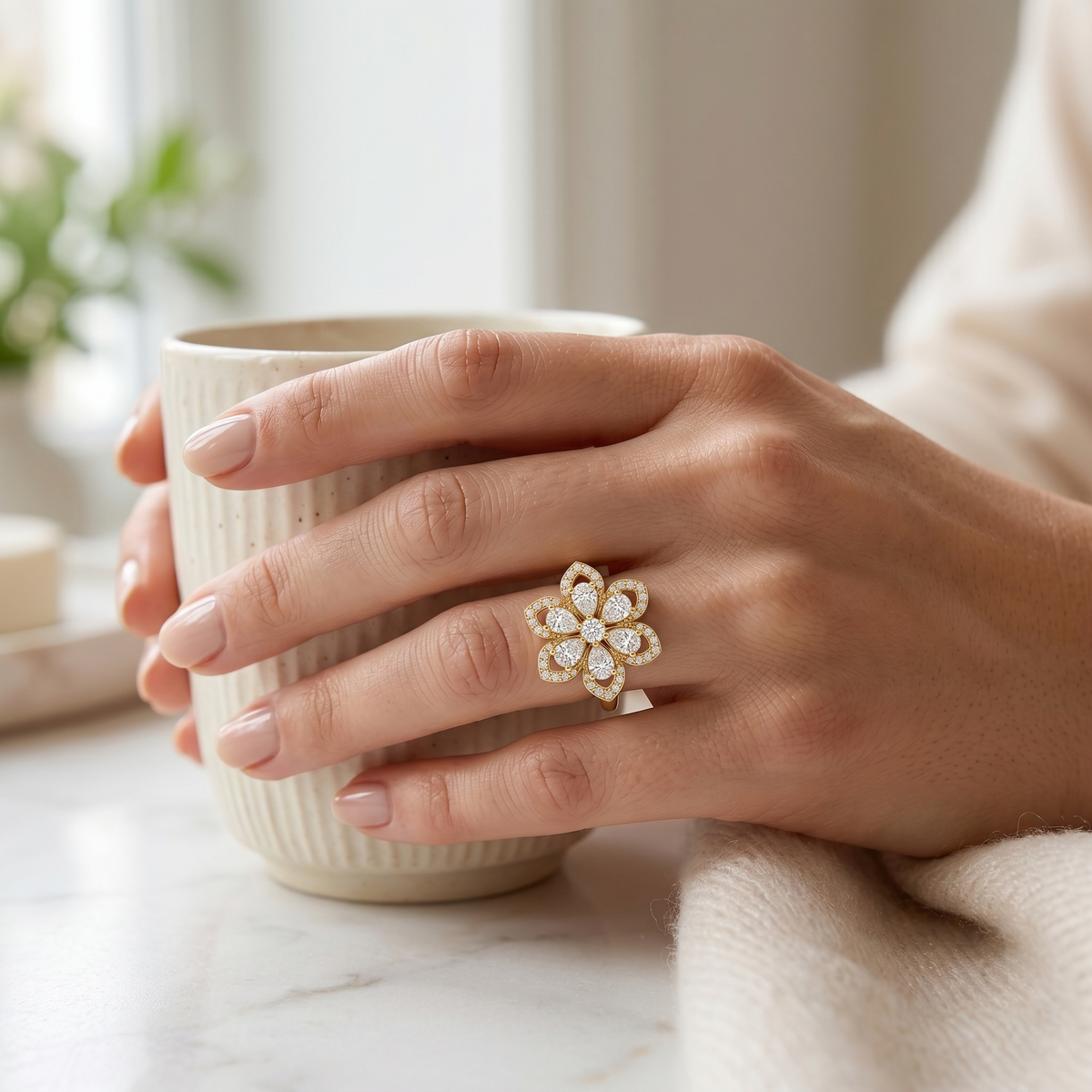 Fleur Dorée Ring
