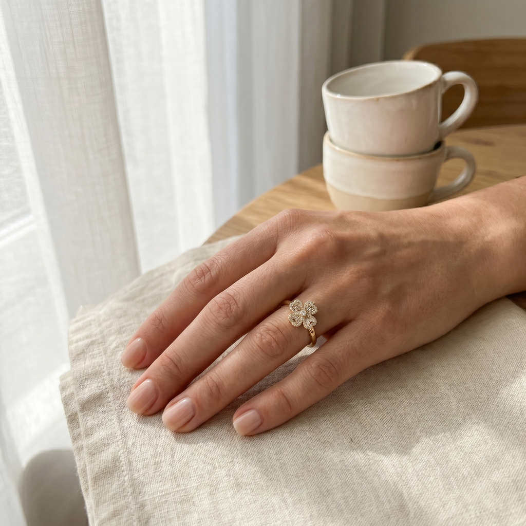 Lumi Petal Ring