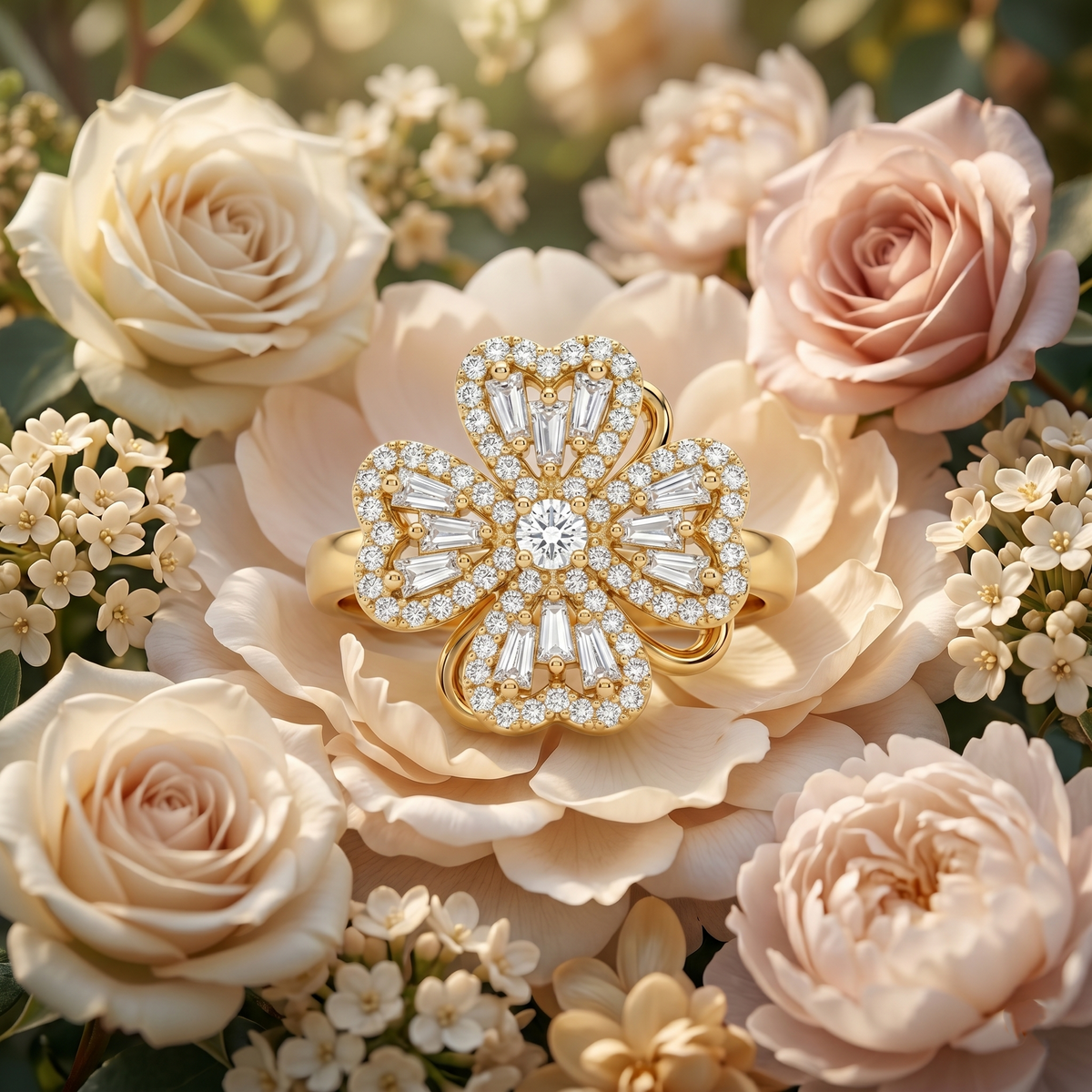 Lumi Petal Ring