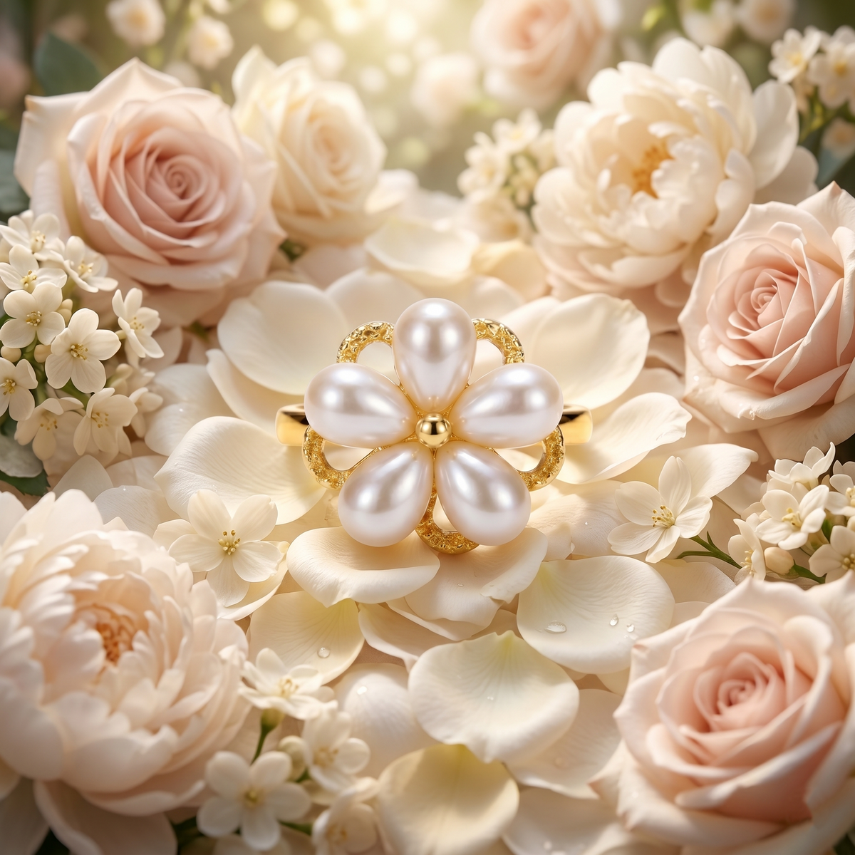 Pearl Blossom Ring