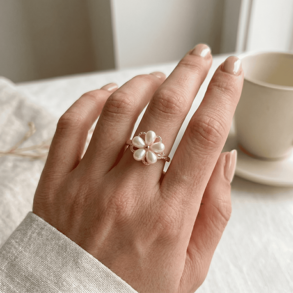 Pearl Blossom Ring
