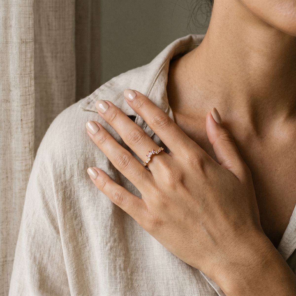 Rosé Vinea Ring