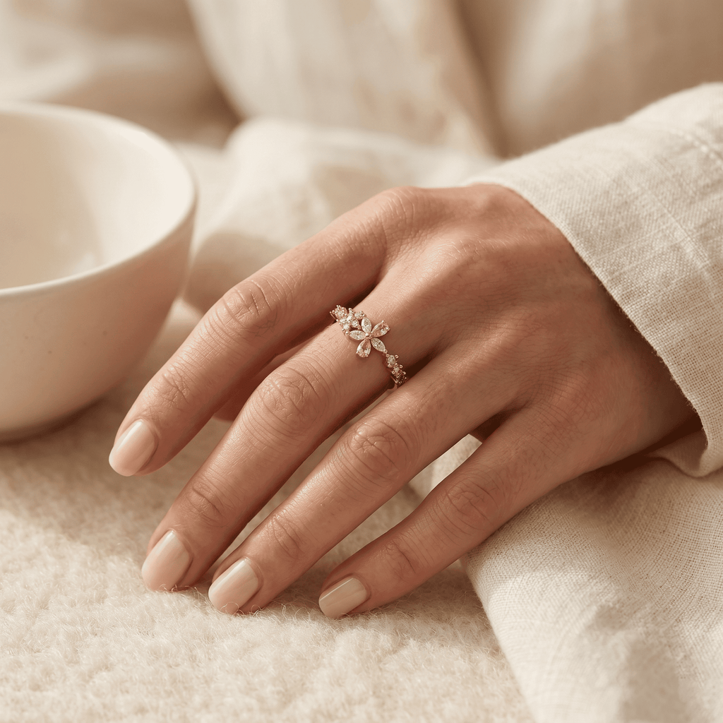Rosé Étoile Ring