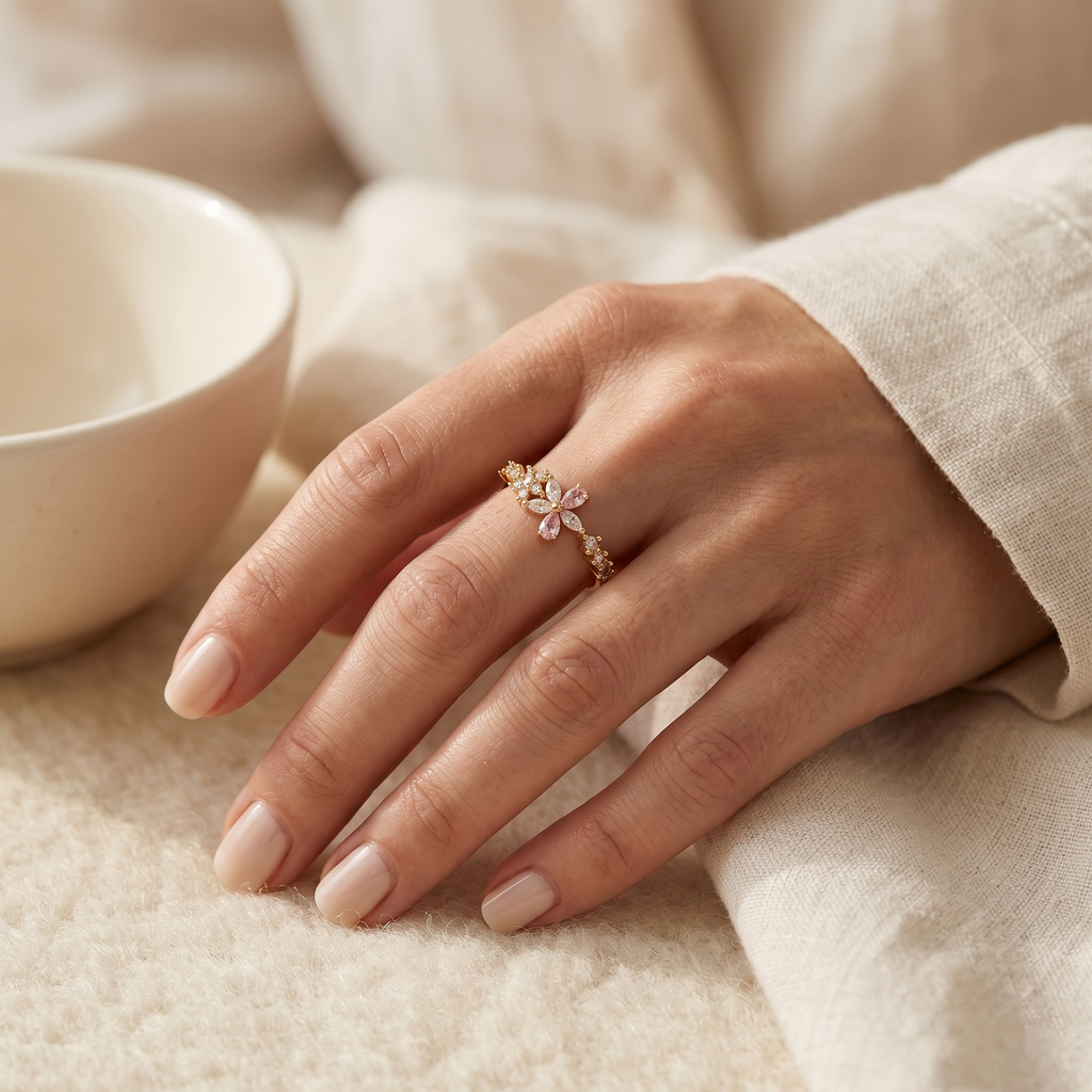 Rosé Étoile Ring