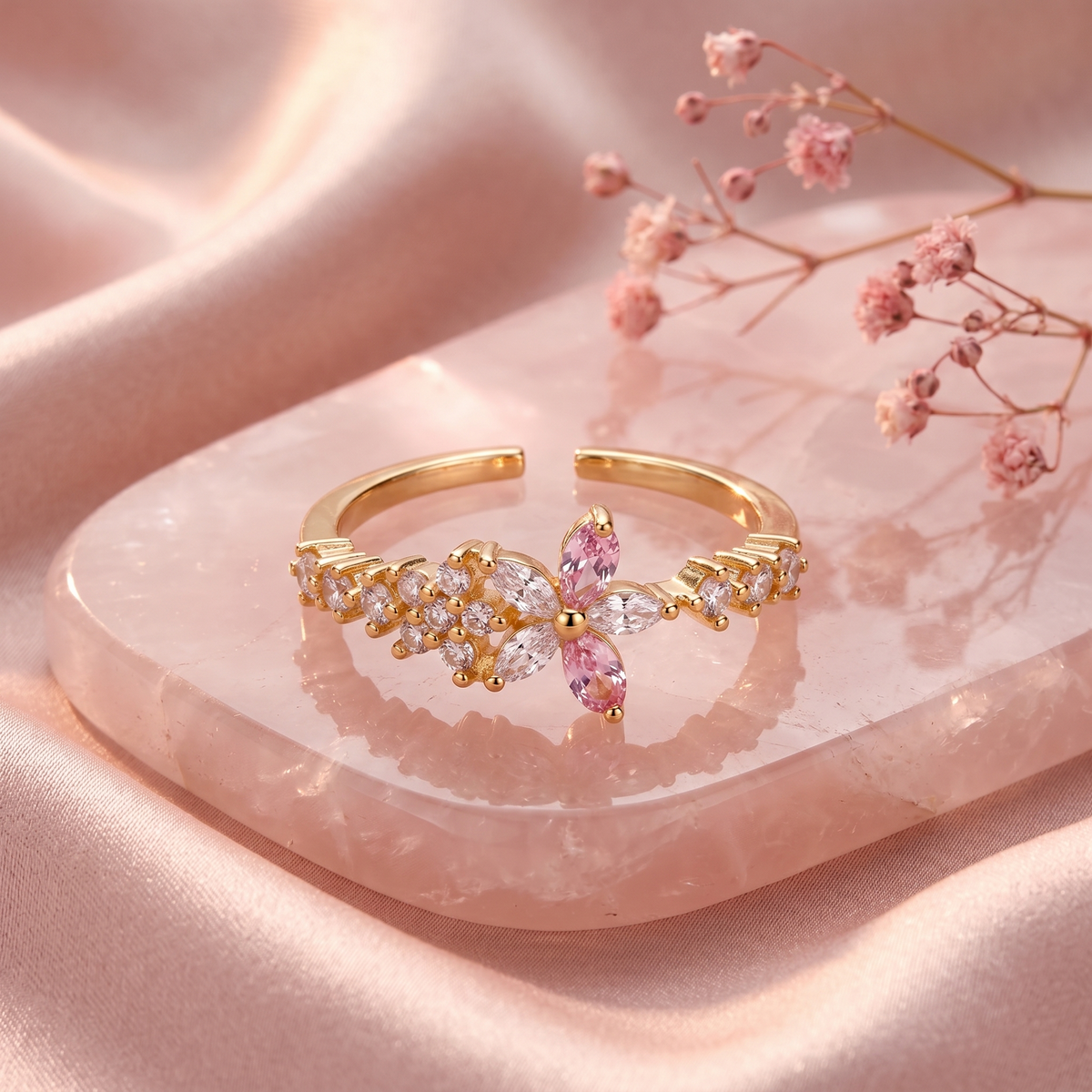 Rosé Étoile Ring
