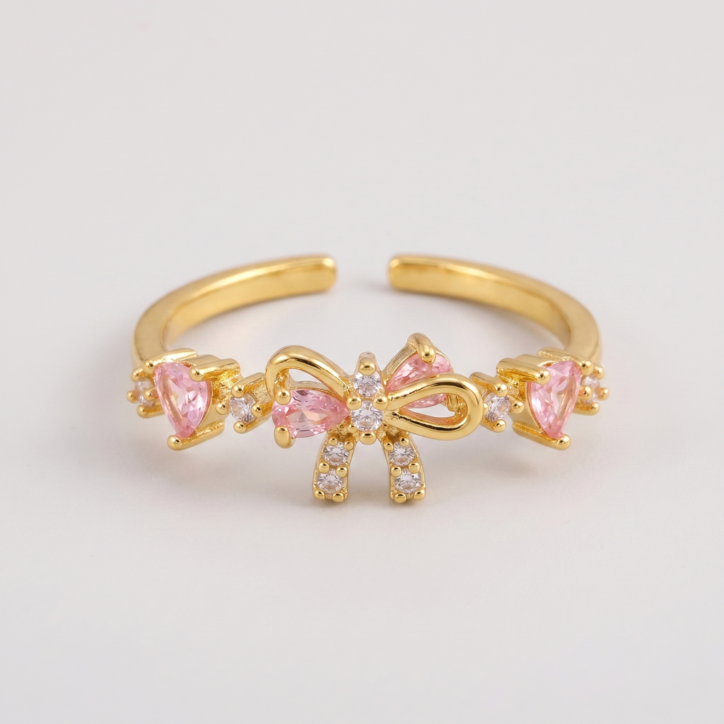 Rosé Noeud Ring