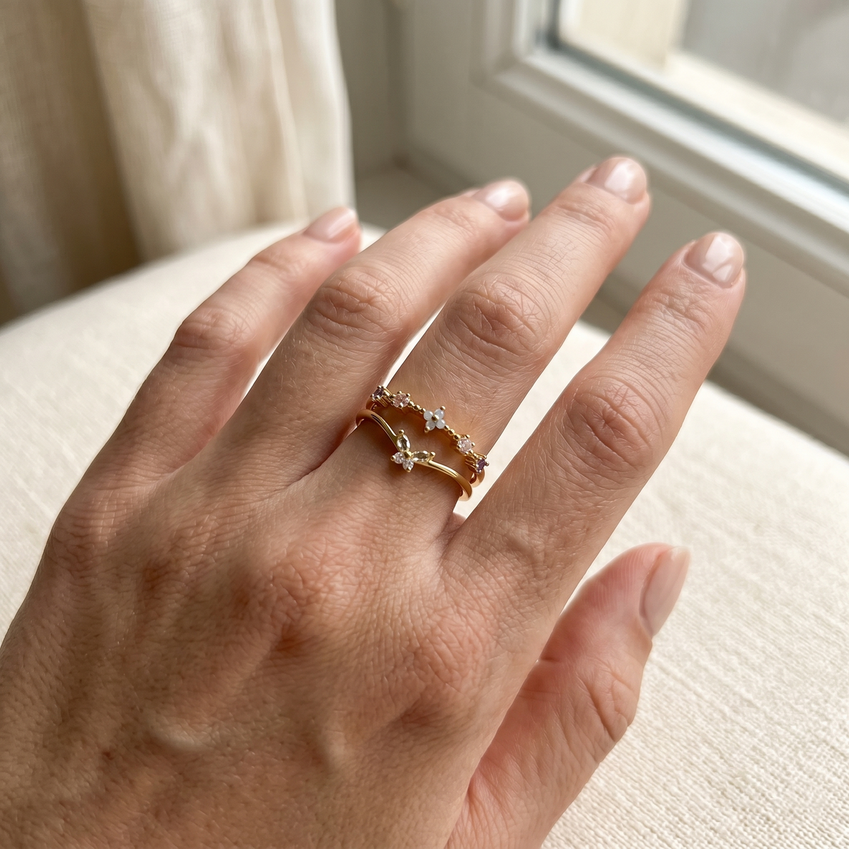 Rosé Ruban Ring