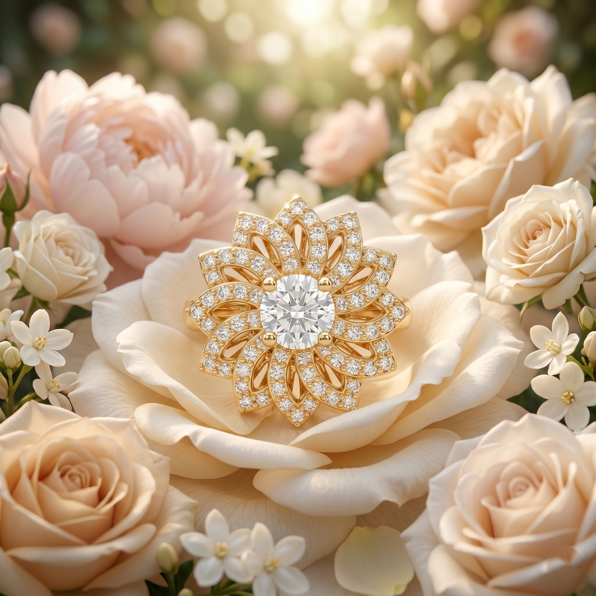 Soleil Fleur Ring