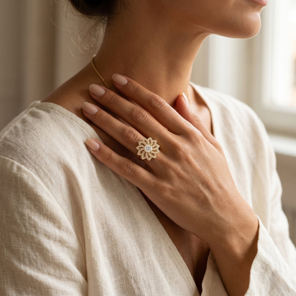 Soleil Fleur Ring
